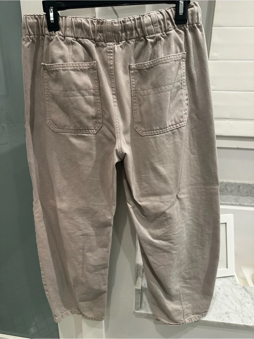 Scotch & Soda Lavender Drawstring Utility Barrel Jeans Sz Small